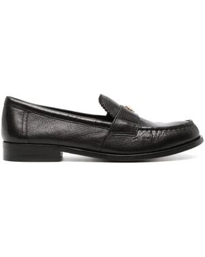 Tory Burch レザーローファー - ブラック