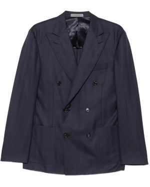 Corneliani Double-Breasted Jacket - Blue