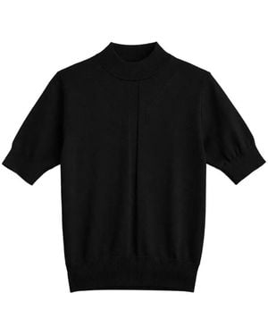 John Richmond Short-Sleeve Knitted T-Shirt - Black