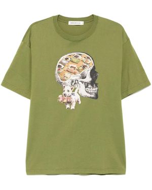 Undercover プリント Tシャツ - グリーン