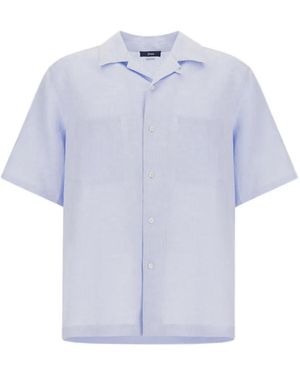 Herno Chemise Ample À Poches Poitrine - Blue