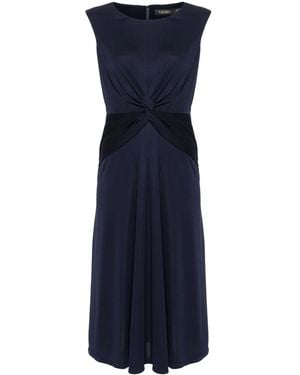 Ralph Lauren Tessane Flared Midi Dress - Blue