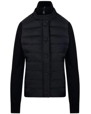 Moncler Quilted Paneled Jacket - Blue