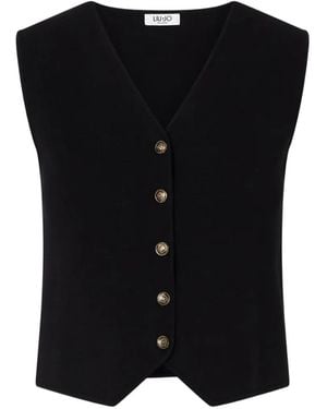 Liu Jo Knit Vest - Black