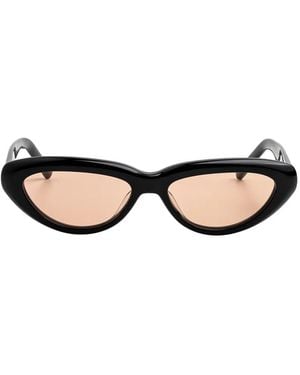 Kaleos Eyehunters Cool Cat-Eye Sunglasses - Black