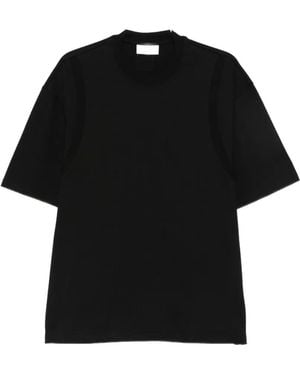 Yes London Logo-Patch T-Shirt - Black
