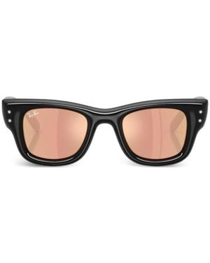 Ray-Ban X A$Ap Rocky Wayfarer Puffer Crystal Edition Sunglasses - Black
