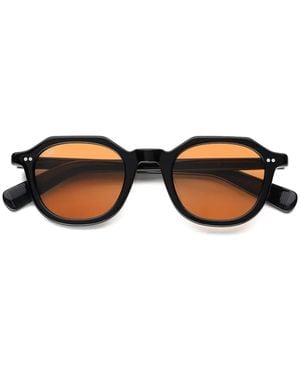 AKILA Eira Geometric-Frame Sunglasses - Black