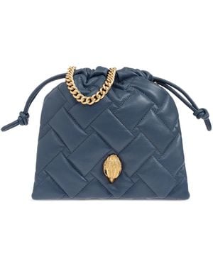 Kurt Geiger ケンジントン バケットバッグ S - ブルー
