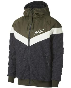 Nike Sherpa Windrunner Jacket - Gray