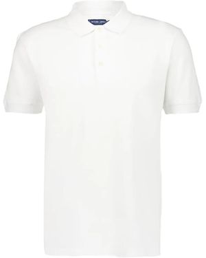 Frescobol Carioca Horacio Pique Polo Shirt - White