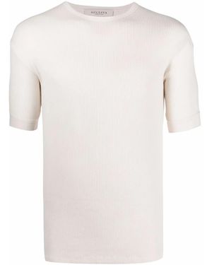 Giuliva Heritage Fine-Ribbed Short-Sleeved T-Shirt - White