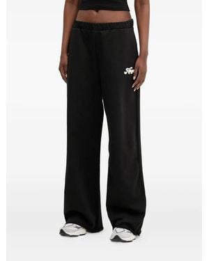 HUGO Logo-Appliqué Track Trousers - Black