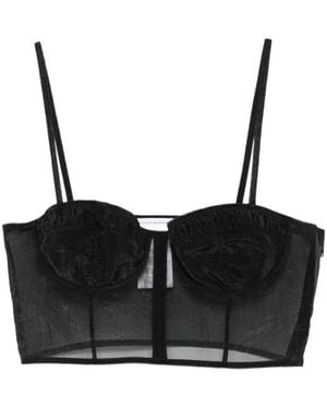 Cecilie Bahnsen Top Anya - Nero