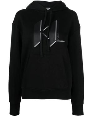 Karl Lagerfeld プルオーバー パーカー - ブラック