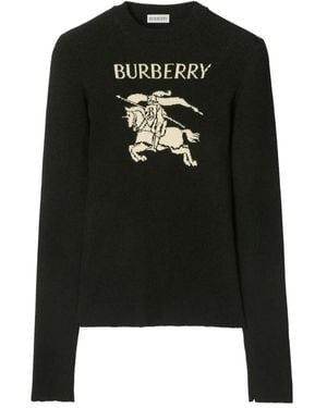 Burberry Crew-Neck Sweater - Black