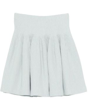 CFCL Hypha Glitter Pleated Mini Skirt - Blue