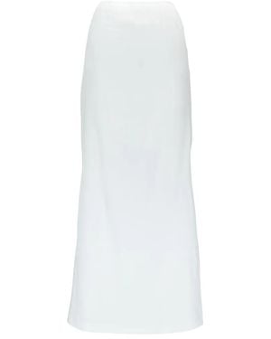 Peter Cohen Elastic-Waist Skirt - White