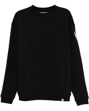 Now You Live Peatling Embroidered Sweatshirt - Black