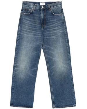 Haikure Straight-Cut Jeans - Blue