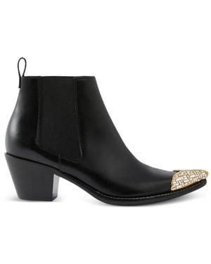 Giuseppe Zanotti Jewelry Texano Bootie - Black