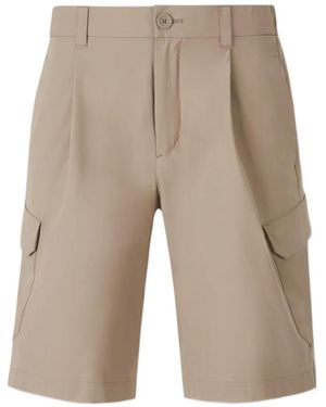 Herno Pleated Shorts - White