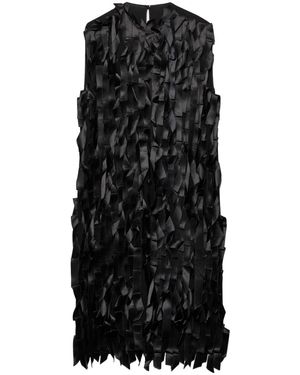 Prada Sablé Kleid - Schwarz