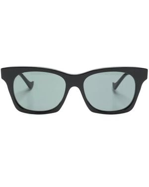 Gucci スクエアフレーム サングラス - グレー