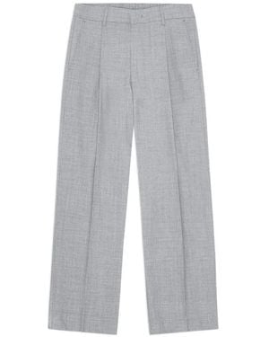 NN07 Kay Pleated Trousers - Grey