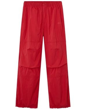 Chocoolate Logo-Print Pants - Red
