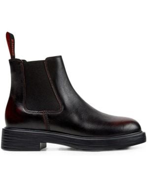 Camper Dean Leather Ankle Boots - Black