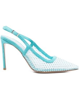 Ginissima 95Mm Gilda Court Shoes - Blue