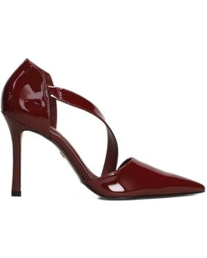 Carrano Patent-Finish Leather Court Shoes - Brown
