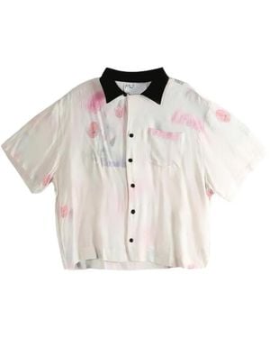 PALY Camisa Con Estampado Gráfico - Blanco