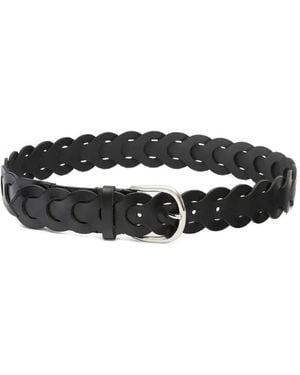 Isabel Marant Edena Leather Belt - Black
