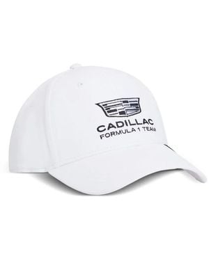 Tommy Hilfiger X Cadillac Formula 1 Team Replica Curved-Peak Cap - White