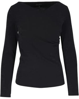 AG Jeans Alaya Long-Sleeve Knitted Top - Black