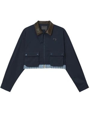 Musium Div. Jacke Mit Klappentasche - Blau