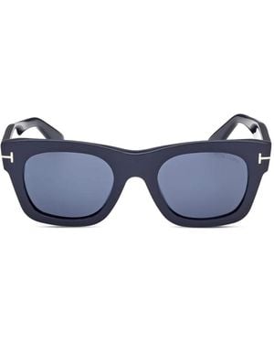 Tom Ford Square-Frame Sunglasses - Blue