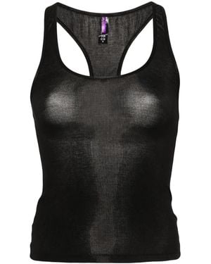 Maison Close La Femme Amazone Racerback Tank Top - Black