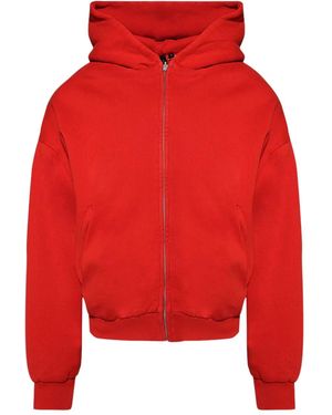 Entire studios Sudadera Thermal con capucha - Rojo