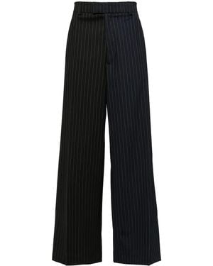 Vetements Straight-Leg Wool Trousers - Black