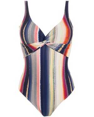 Lygia & Nanny Costume Intero Adriana A Righe - Blu