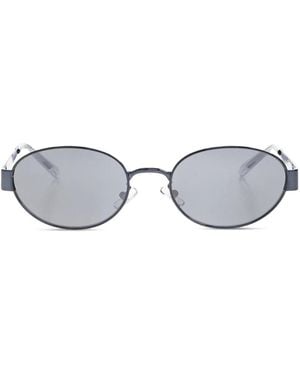 Tory Burch Oval-Frame Sunglasses - White