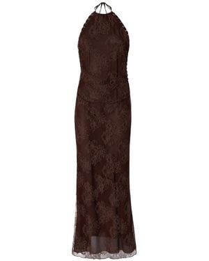 Pinko Mustang Slip Dress - Brown