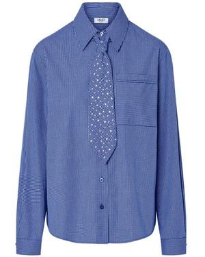 Liu Jo Shirt With Tie - Blue