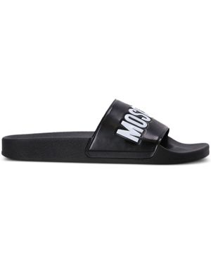 Moschino Unisex Flipflops In Black 1