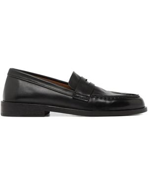 Marsèll Penny Leather Loafers - Black