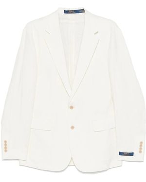 Polo Ralph Lauren Linen Blazer - White