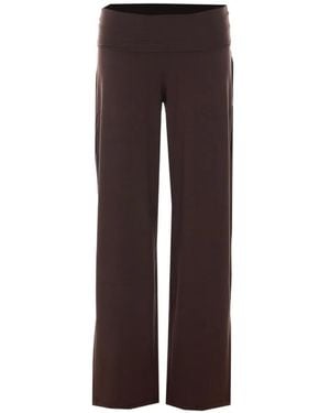 Repetto Elasticated Logo-Print Trousers - Brown